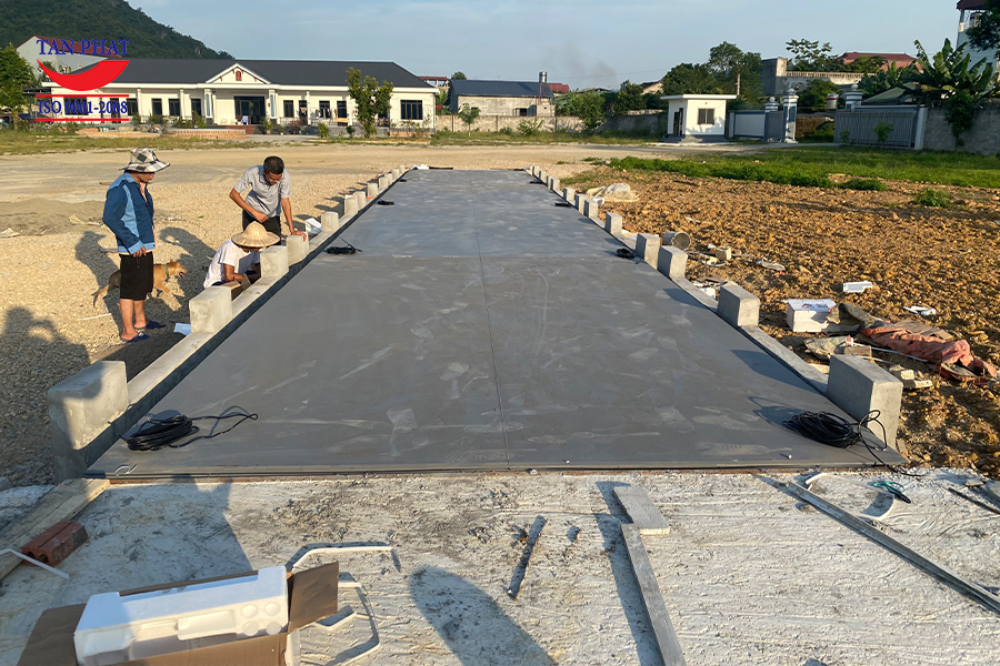 Cân 150 tấn lắp tại Cao Bằng