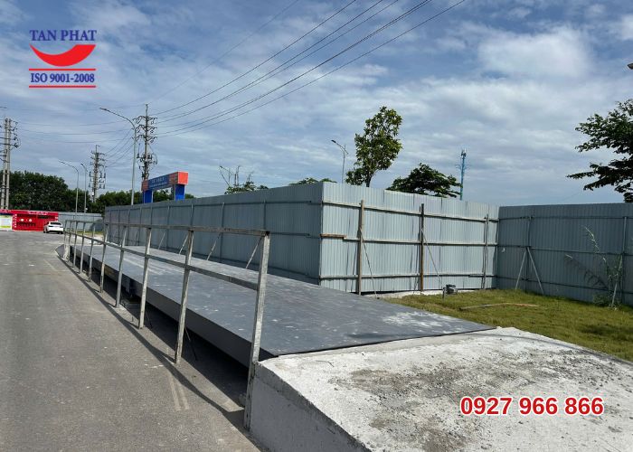 Lắp cân điện tử 100 tấn tại Ninh Bình