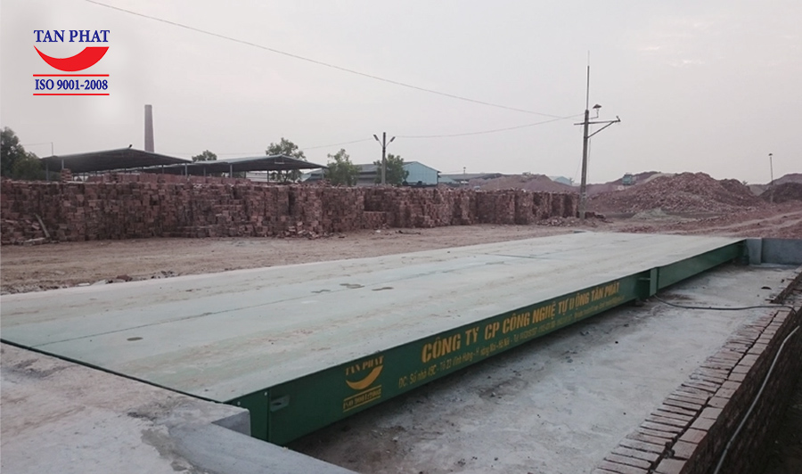 Cân ô tô 100 tấn (16x3m) lắp đặt tại KCN Nam Sách tỉnh Hải Dương