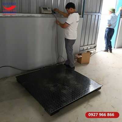 Cân bàn 1 tấn cho nhà kho tại Thái Nguyên