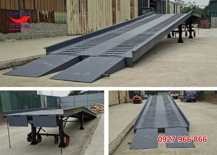 Cầu dẫn xe nâng 10 tấn dài 13m do Tân Phát sản xuất và cung cấp