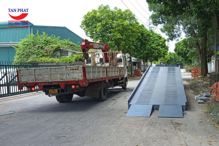 Cầu xe nâng 12 tấn lắp tại Bắc Ninh