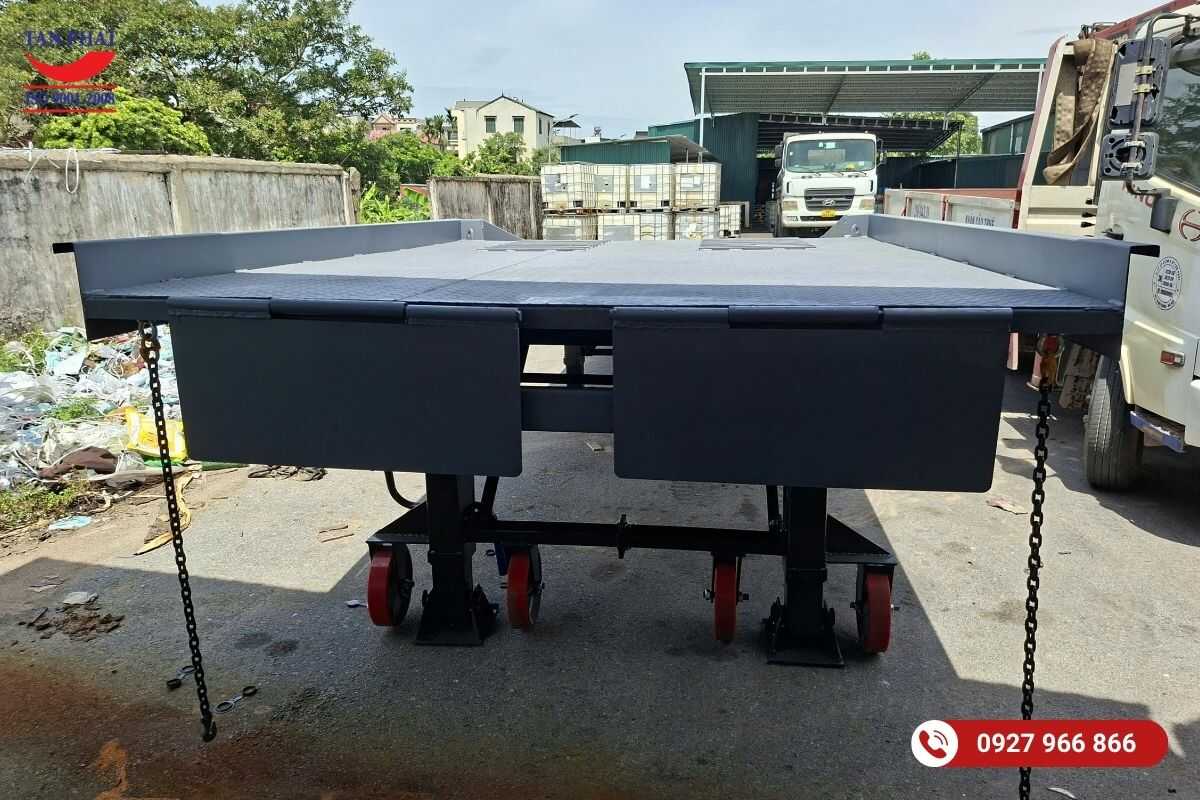 Dự án sản xuất, lắp đặt và ban giao cầu dẫn xe nâng 8 tấn tại Bắc Ninh