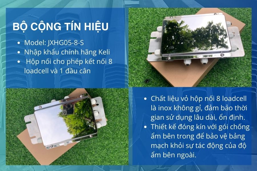 Bộ cộng tín hiệu loadcell loại 8 cổng vào