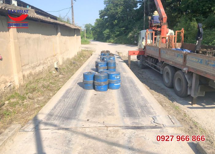 Kiểm định cân ô tô 100 tấn tại  Phú Thọ