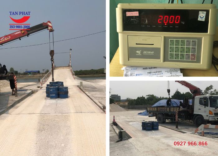 Kiểm định cân ô tô 60 tấn tại Quảng Hà, Quảng Ninh