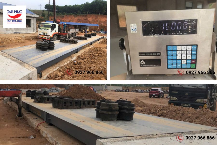 Kiểm định trạm cân điện tử 150 tấn tại Thanh Hóa