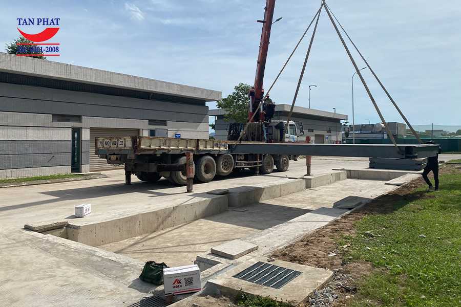 Lắp đặt trạm cân 60 tấn tại Hà Nam