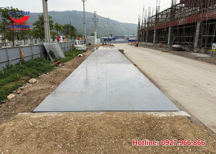Lắp đặt trạm cân điện tử 80 tấn tại Quảng Ninh