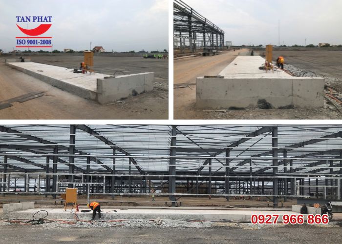 Lắp trạm cân 80 tấn tại Hưng Yên