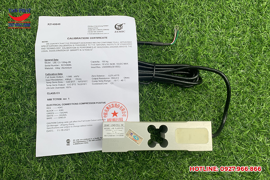 Loadcell L6E 100kg Zemic