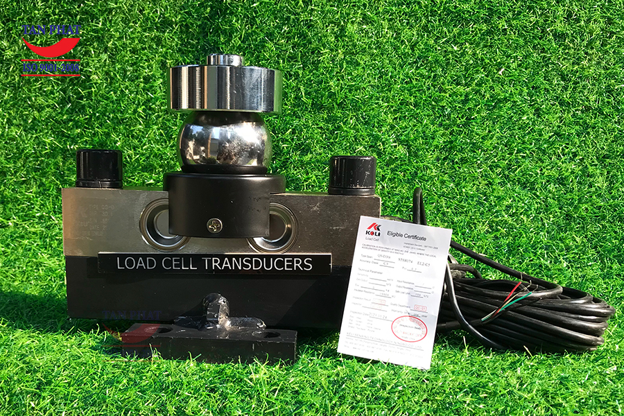 Hình ảnh loadcell QSD-30T nhập khẩu chính hãng Keli, sử dụng phổ biến trong hệ thống cân xe ô tô, cân xe tải hiện nay.