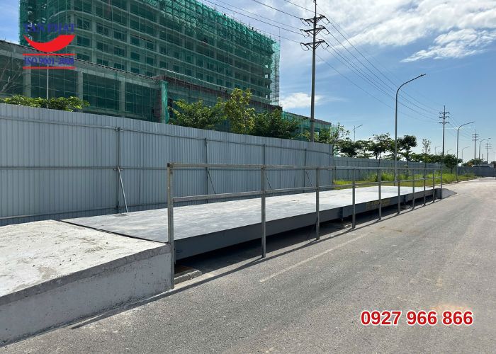 Lắp đặt trạm cân điện tử 100 tấn tại Ninh Bình