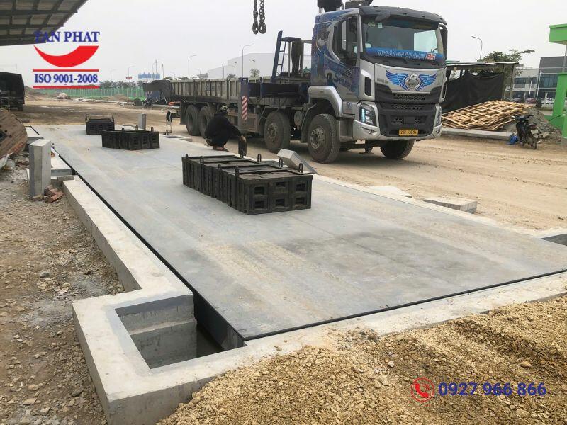 Trạm cân điện tử lắp đặt tại Hải Phòng