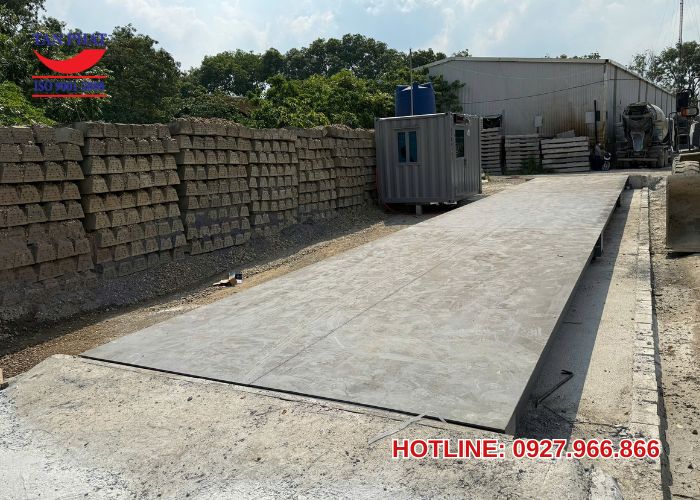 Lắp đặt trạm cân ô tô 120 tấn tại Hà Nội