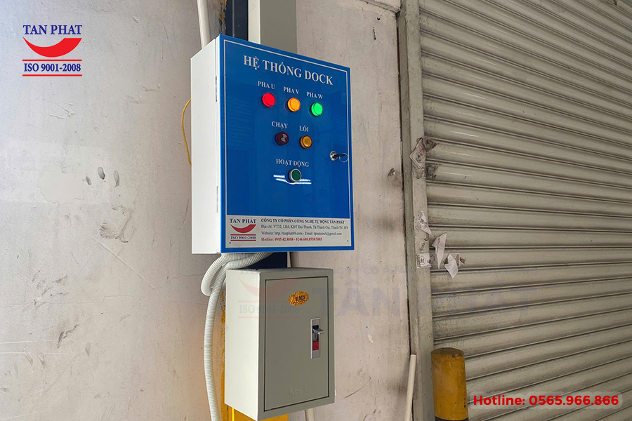 Tủ điện điều khiển hệ thống sàn nâng thủy lực dock leveler