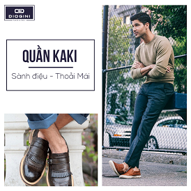 phối giày với quần kaki