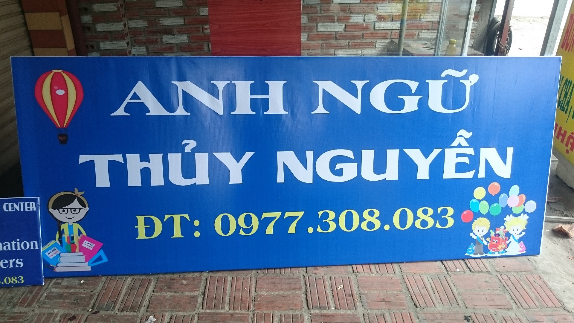 Biển quảng cáo Biển bạt trung tâm dạy tiếng anh - quang cao tam ...