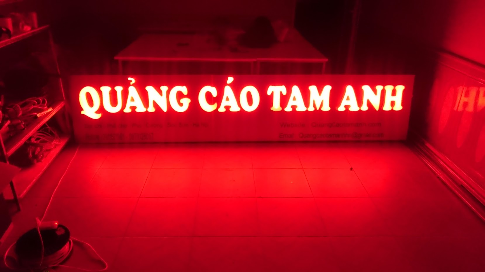 biển chữ nổi quảng cáo tam anh