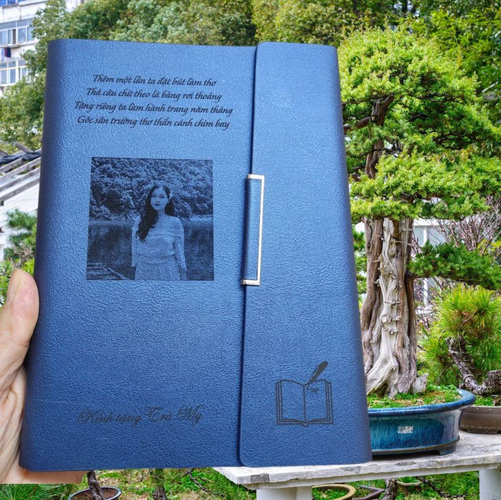 Sổ bìa da PU cao cấp A5 200tr