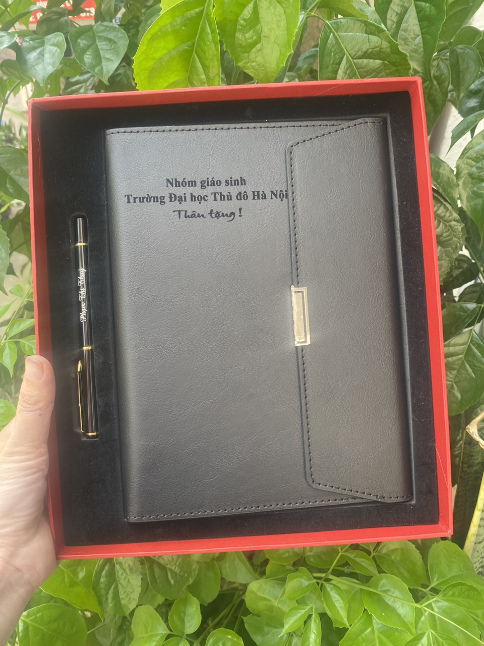 Set sổ bút màu đen