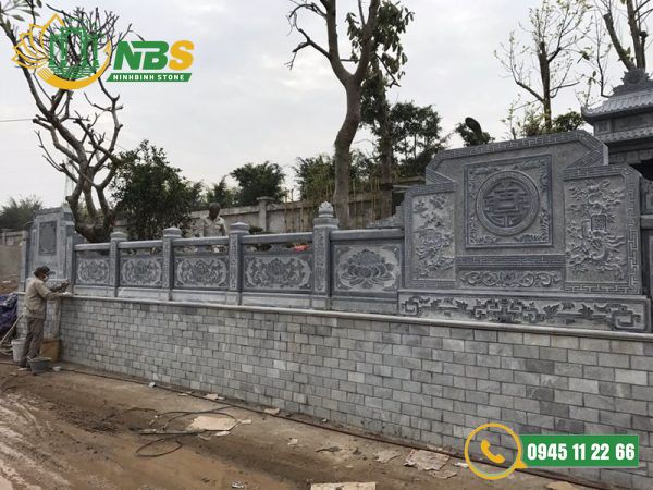 Lan can đá mang đậm ảnh hưởng của phong cách Á Đông