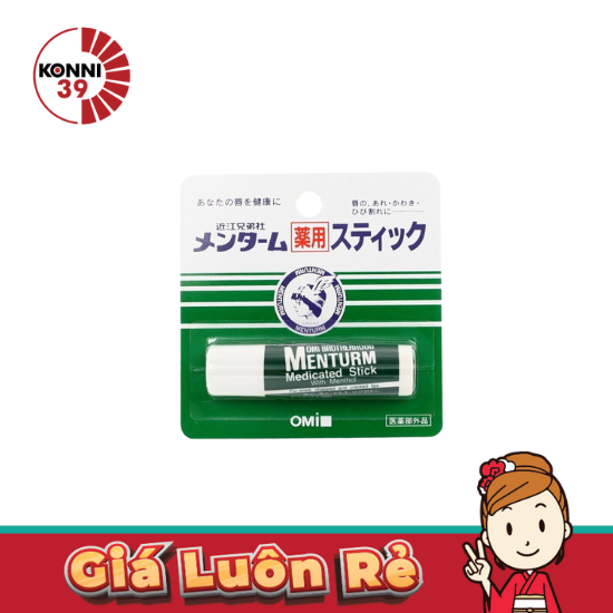 son-duong-omi-menturm-medicated-stick-vi-bac-ha-thoi-4g-noi-dia-nhat-ban-4987036