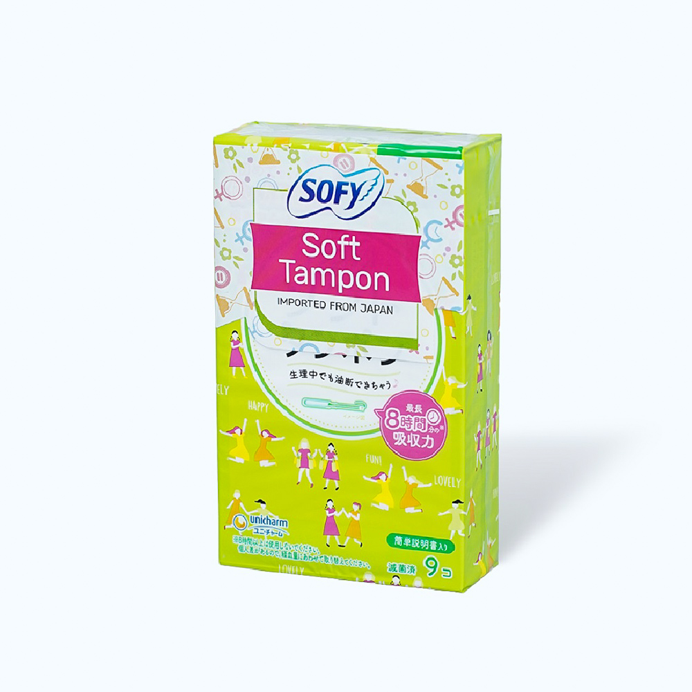 tampon-unicharm-charm-soft-mini-xanh-la-9p-noi-dia-nhat-ban-4903111370955