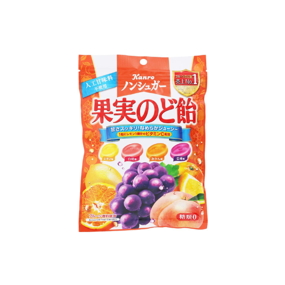 keo-trai-cay-khong-duong-kanro-no-sugar-mix-vi-goi-90g-hang-noi-dia-nhat-ban-490