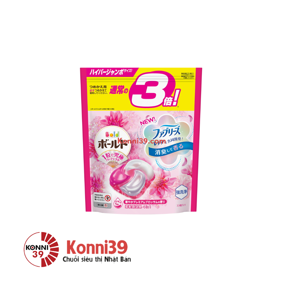 vien-giat-xa-gelball-bold-4-in-1-tui-33-vien-hong-huong-hoa-hang-noi-dia-nhat-ba