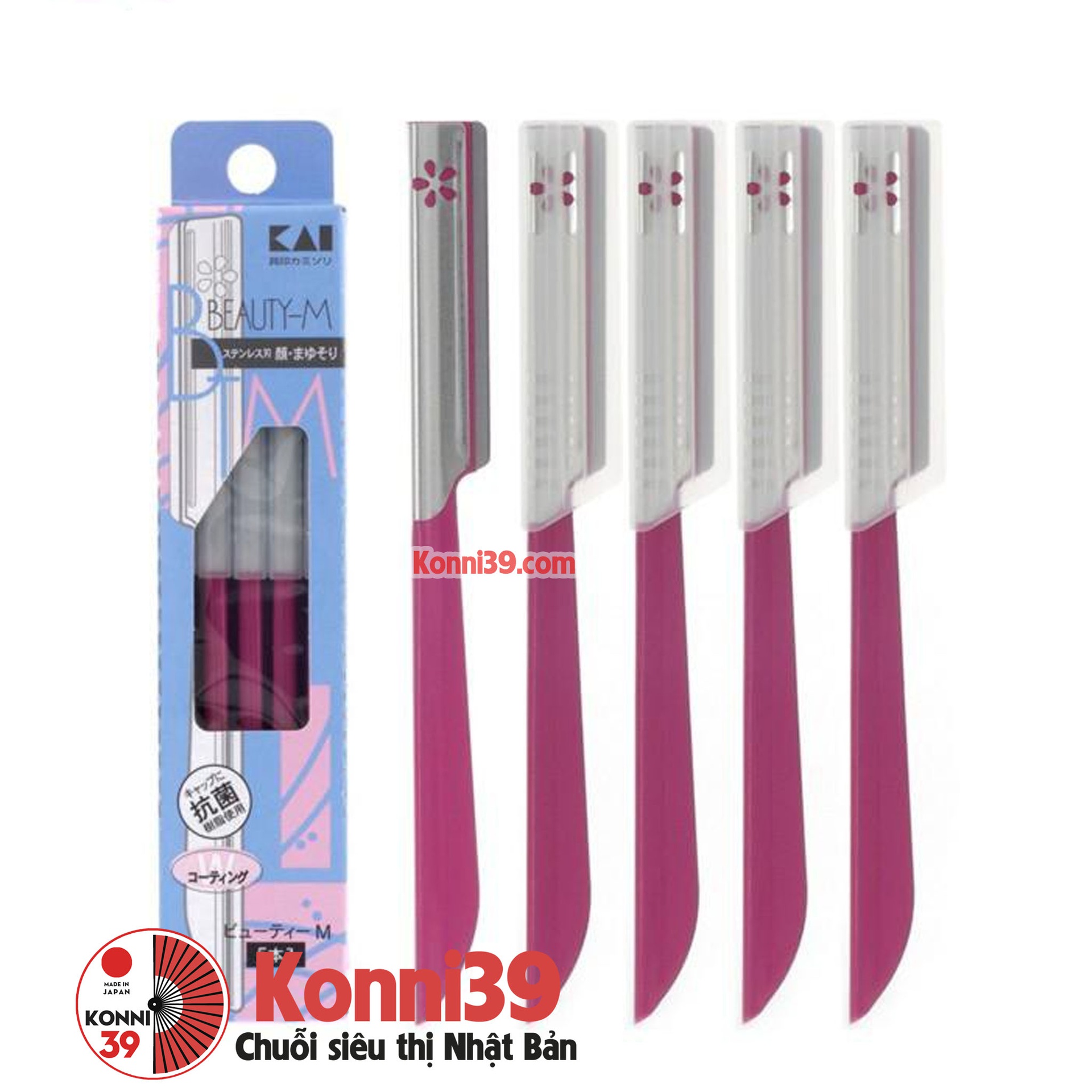 set-5-dao-cao-long-may-kai-razor-beauty-m-hang-noi-dia-nhat-ban-sku-490133100742