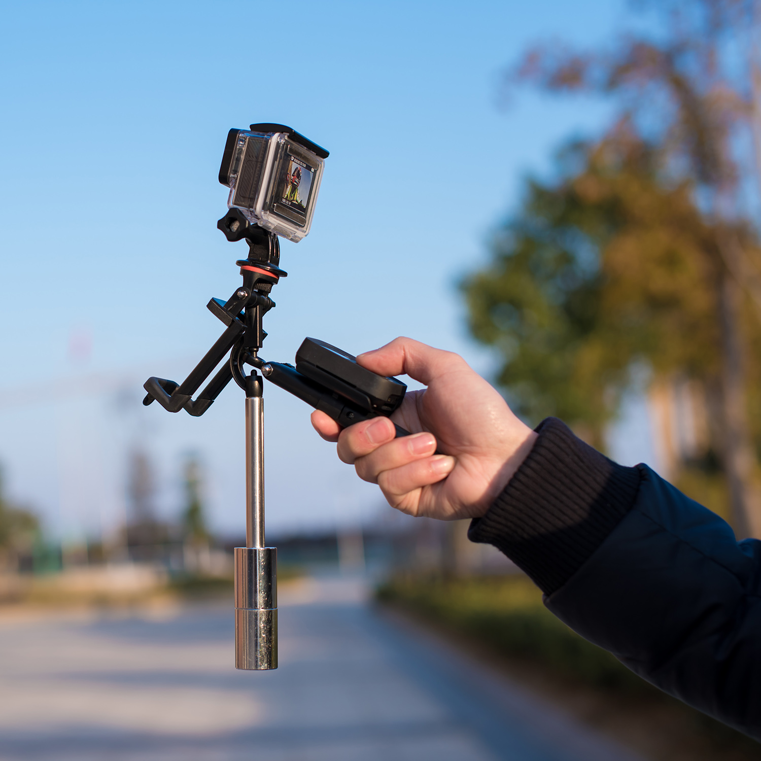Steadicam chống rung cho camera hành trình SJCAM