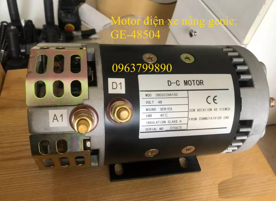 Mô tơ điện xe nâng người genie