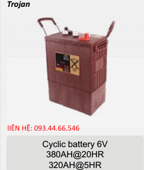 Bình ắc quy xe nâng người JLG