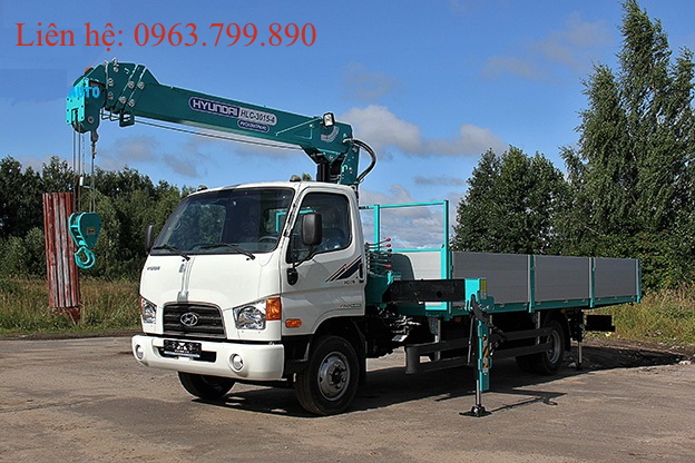Cẩu tự hành 3 tấn gắn trên xe tải