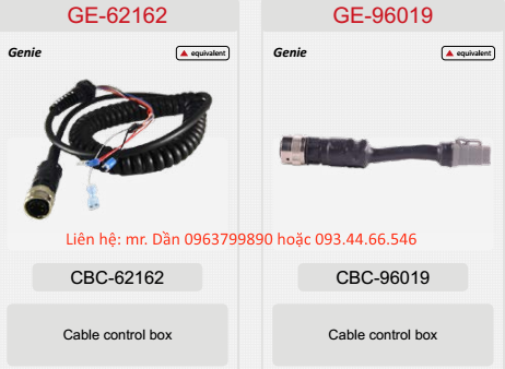 Dây kết nối hộp điều khiển xe nâng người genie
