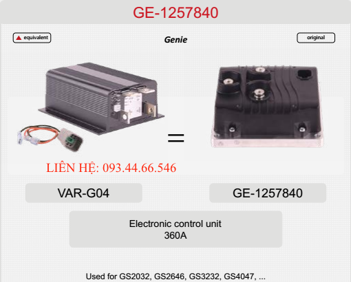 HỘP ĐEN XE NÂNG GENIE GE-1257840