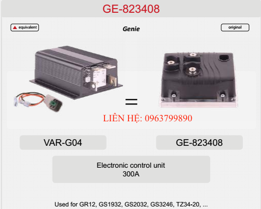 Hộp đen xe nâng người genie GE-823408 GR12 GS1932 gs2032 gs3246 tz34