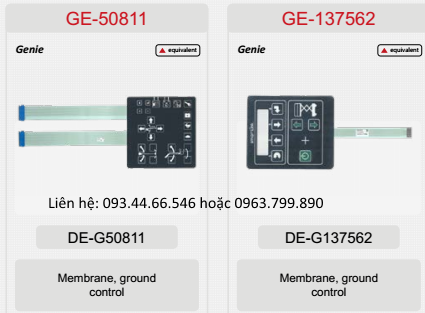 bảng điều khiển dưới xe nâng người genie