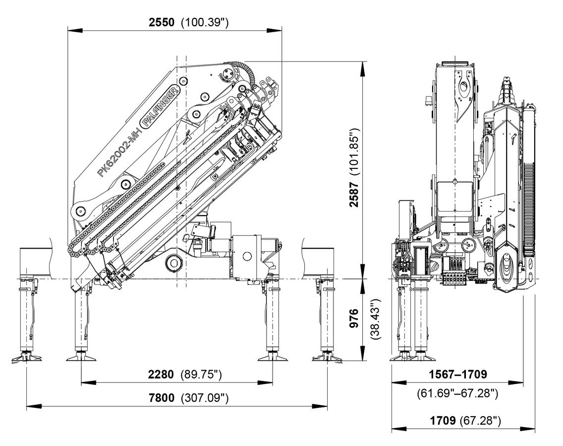 Cẩu gấp khúc PK62002