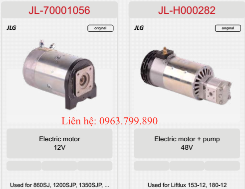 Mô tơ điện xe nâng người JLG