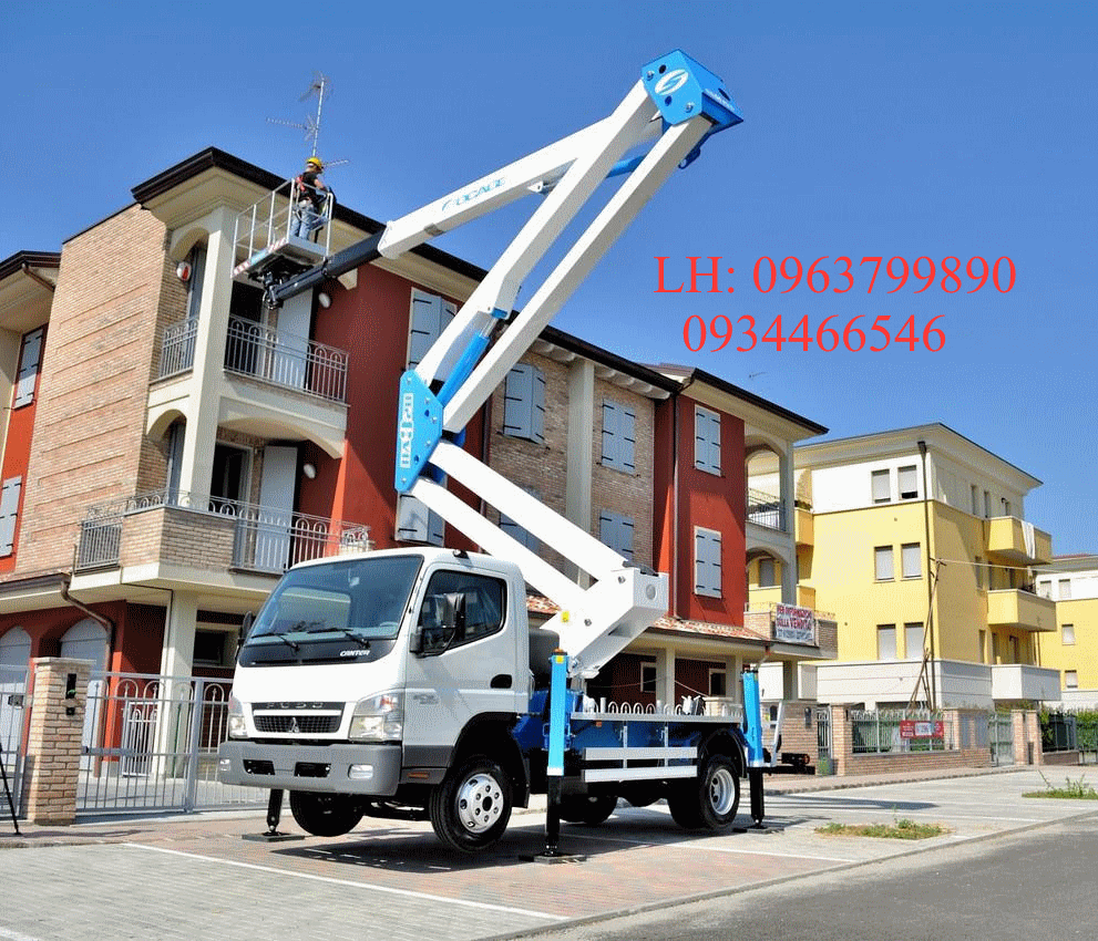 xe ô tô nâng người 28 m