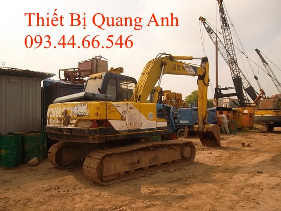 CHO THUÊ MÁY XÚC ĐÀO 120  GẦU 0.45 M3