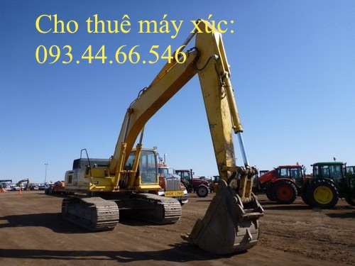 CHO THUÊ MÁY XÚC ĐÀO PC400-8