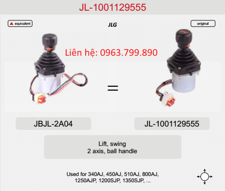 JL-1001129555 tay trang điều khiển xe nâng người JLG