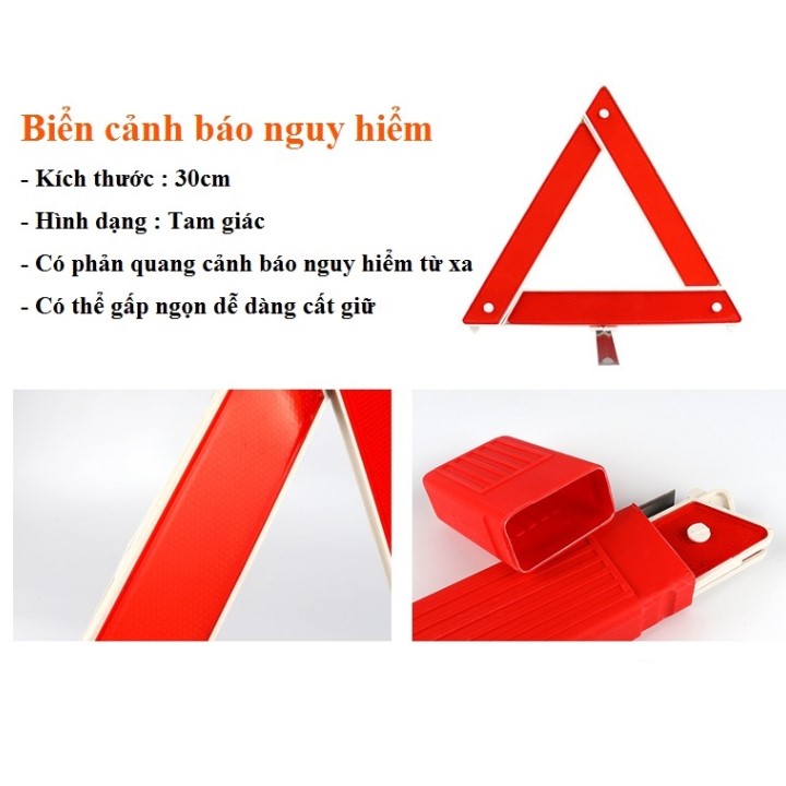 Bộ dụng cụ cứu hộ 6 món cho xe ô tô Car Tools Kit