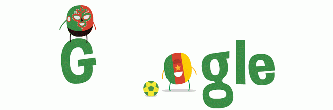 Những logo độc đáo của Google mùa World Cup 2014
