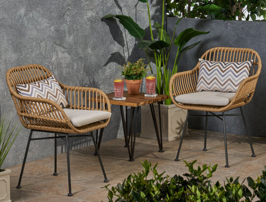 THE LIVING ROOM'S FURNITURE