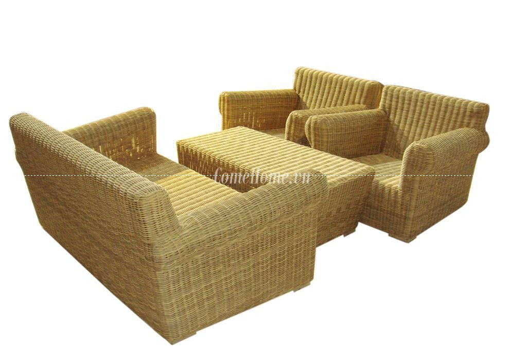 SOFA PE RATTAN WICKER FURNITURE - CH3205A.4LG
