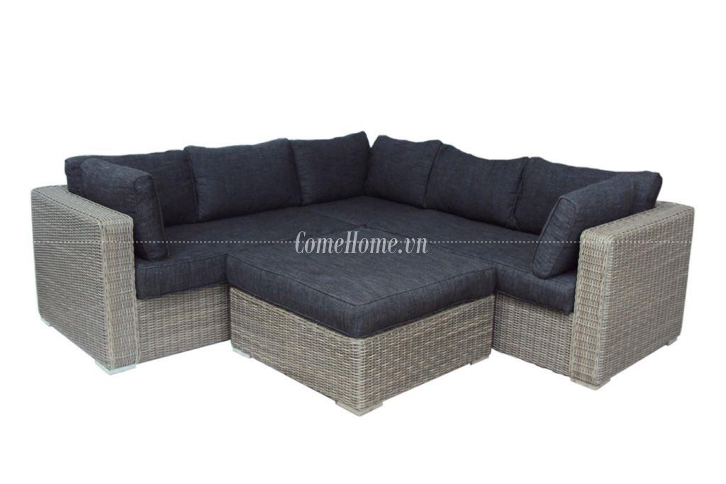SOFA PE RATTAN WICKER FURNITURE - CH3219A.3GR